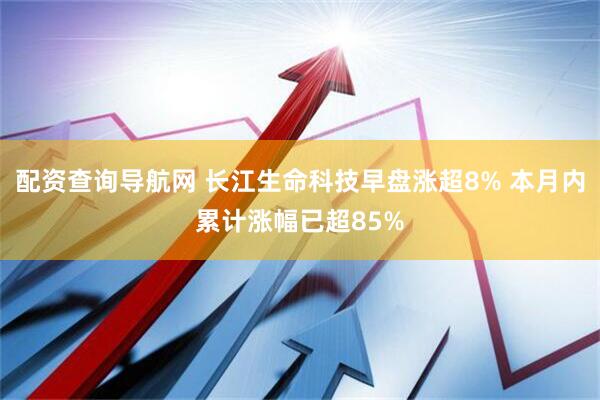 配资查询导航网 长江生命科技早盘涨超8% 本月内累计涨幅已超85%